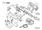 Bosch 0 601 933 780 Gbm 9,6 Ves-3 Batt-Oper Drill 9.6 V / Eu Spare Parts